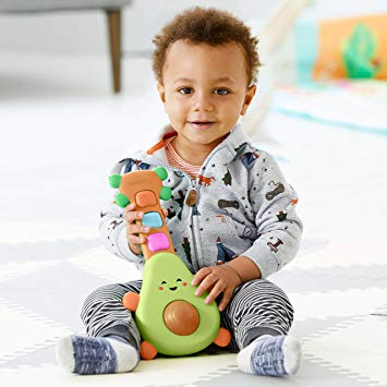 Baby Guitar Developmental Musical Toy, Farmstand Rock-A-Mole Guitar